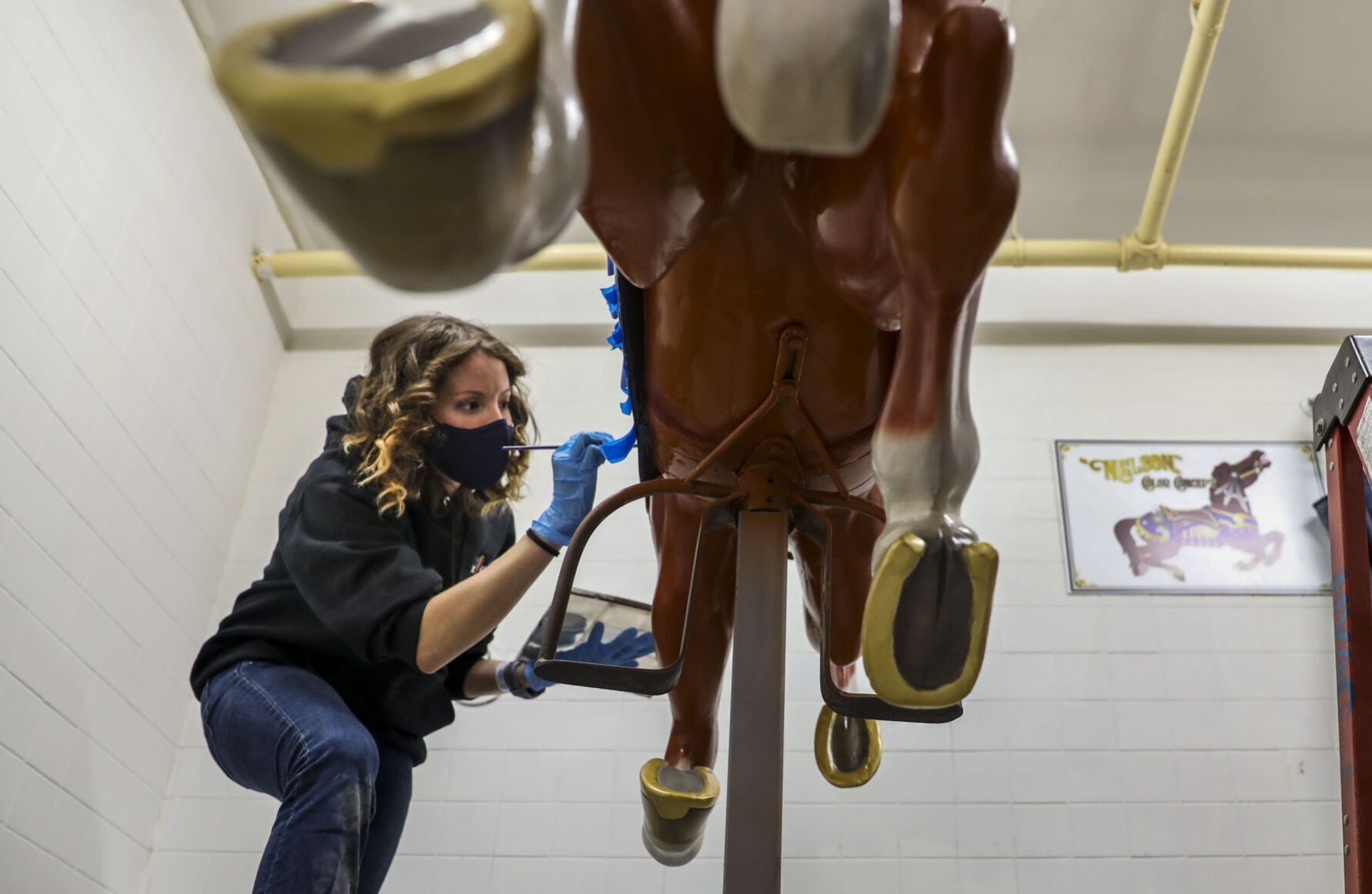 Fixin' up the carousel